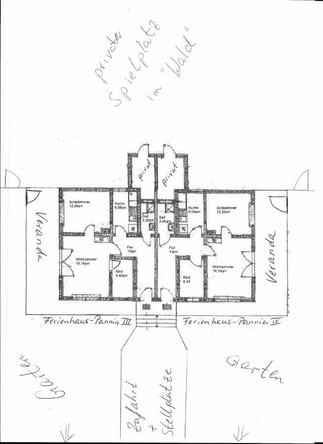 Ferienhaeuser Pannier III Und IV Doppelhaushaelften Villa Gartow Exteriör bild